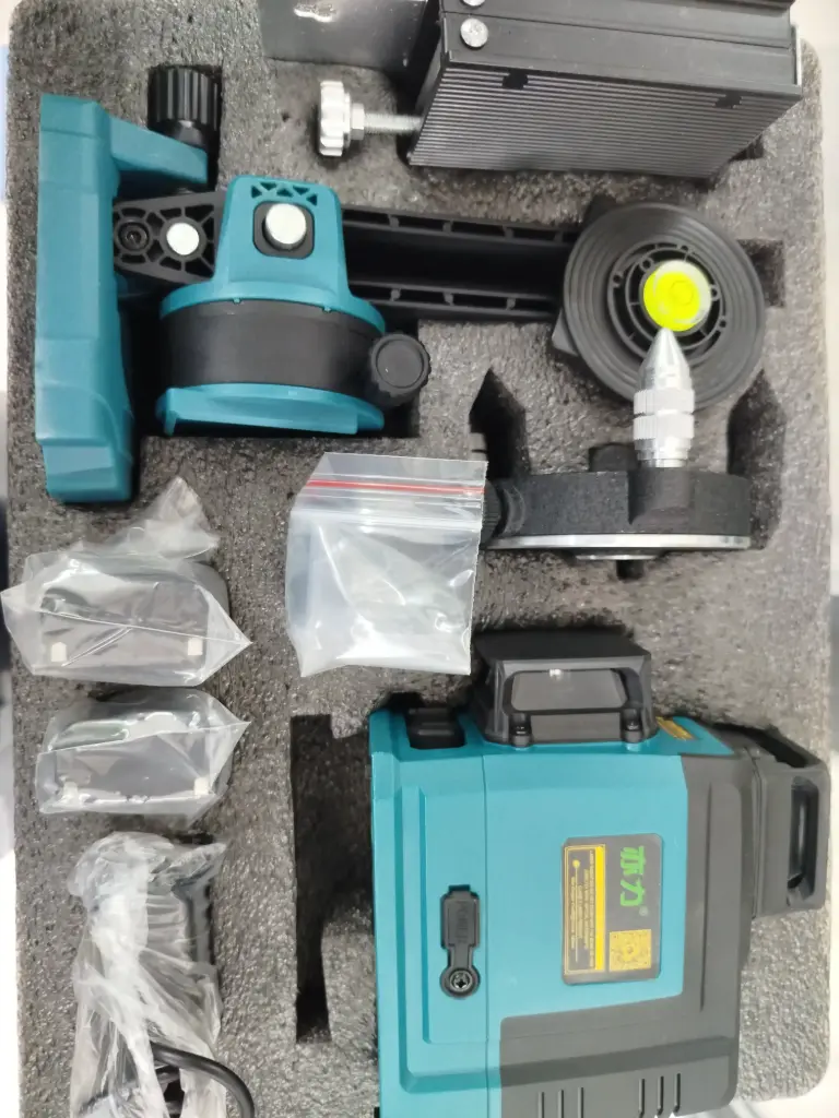 láser leveled con suporte